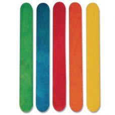 Wooden Craft Stick Colored 15x1.8cm (50pcs)