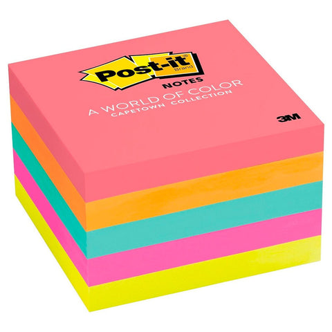 3M 654-5PK Post-it Notes 3"x3" 5's