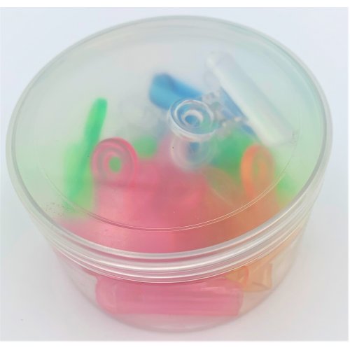 9507 Transparent Plastic Clips