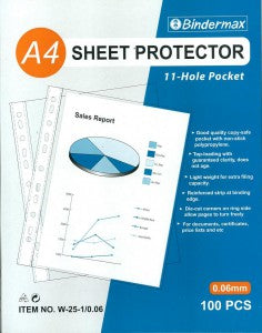 A4 11 Holes Sheet Protector 0.06mm