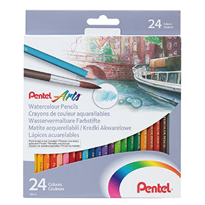 CB9-24U Watercolour Pencil 24 Colours Set