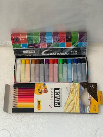 Watercolour N Colour Pencil