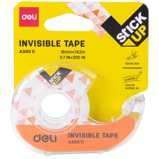 EA30011 DELI INVISIBLE TAPE 18MMX7.62M