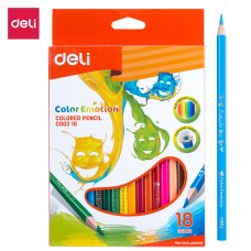 C00210 DELI COLOR PENCILS 18 COLORS