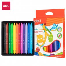 C20000 DELI 12 COLOR PLASTIC CRAYONS
