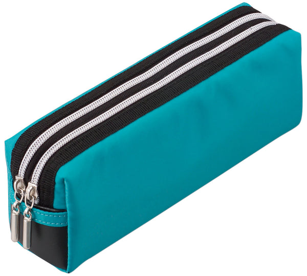 Double fasterner color pen case
