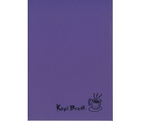 A5 Kopi Break line Note Book
