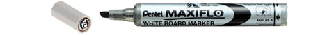 Pentel  Maxiflo Chisel & Fine White Board Marker