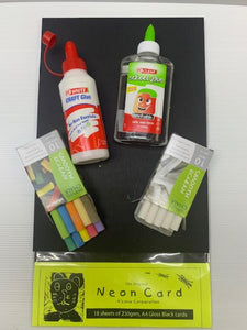 Glues , Dustless Chalks & Black Cards