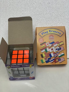 Rubik Cube & Country Eraser