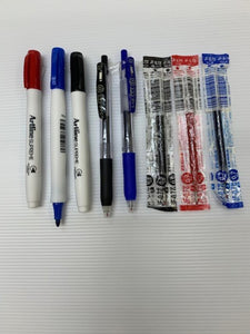 Sarasa 0.7 Pen , Refill & Whiteboard Markers Set